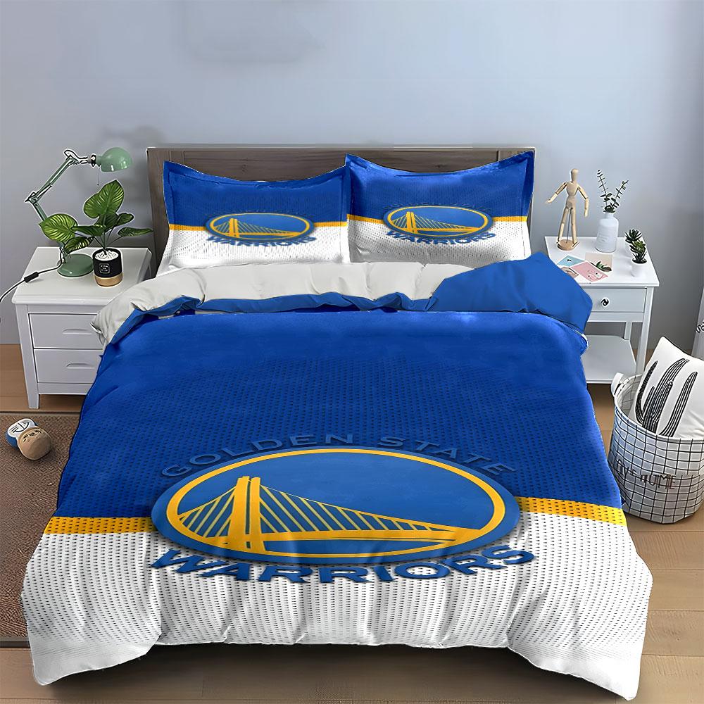 Golden State Warriors Logo. Bedding Sets Duvet Cover Sets Duvet Covers Pillowcases(1*Duvet Cover 2*Pillowcases Without Duvet Insert)