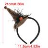 Witch Headband For Halloween Parties Comfortable Adjustable Costume Accessory Cosplay Headpiece For Adults Kids