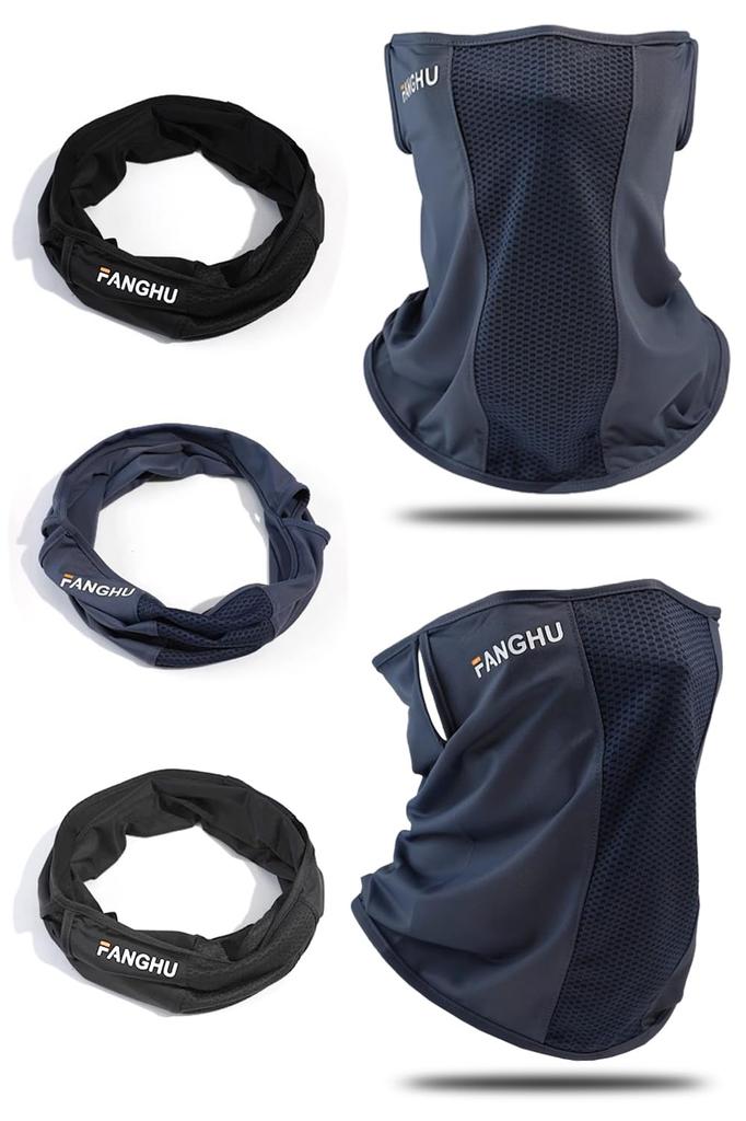 ALUBES Face Cover, UPF 50+, Cool, Sweat Absorbent, Quick Drying, Face Guard, Neck Cover,