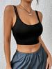 Bauchfreies Top phumee Rückenfreies Cami Einfarbig A1843