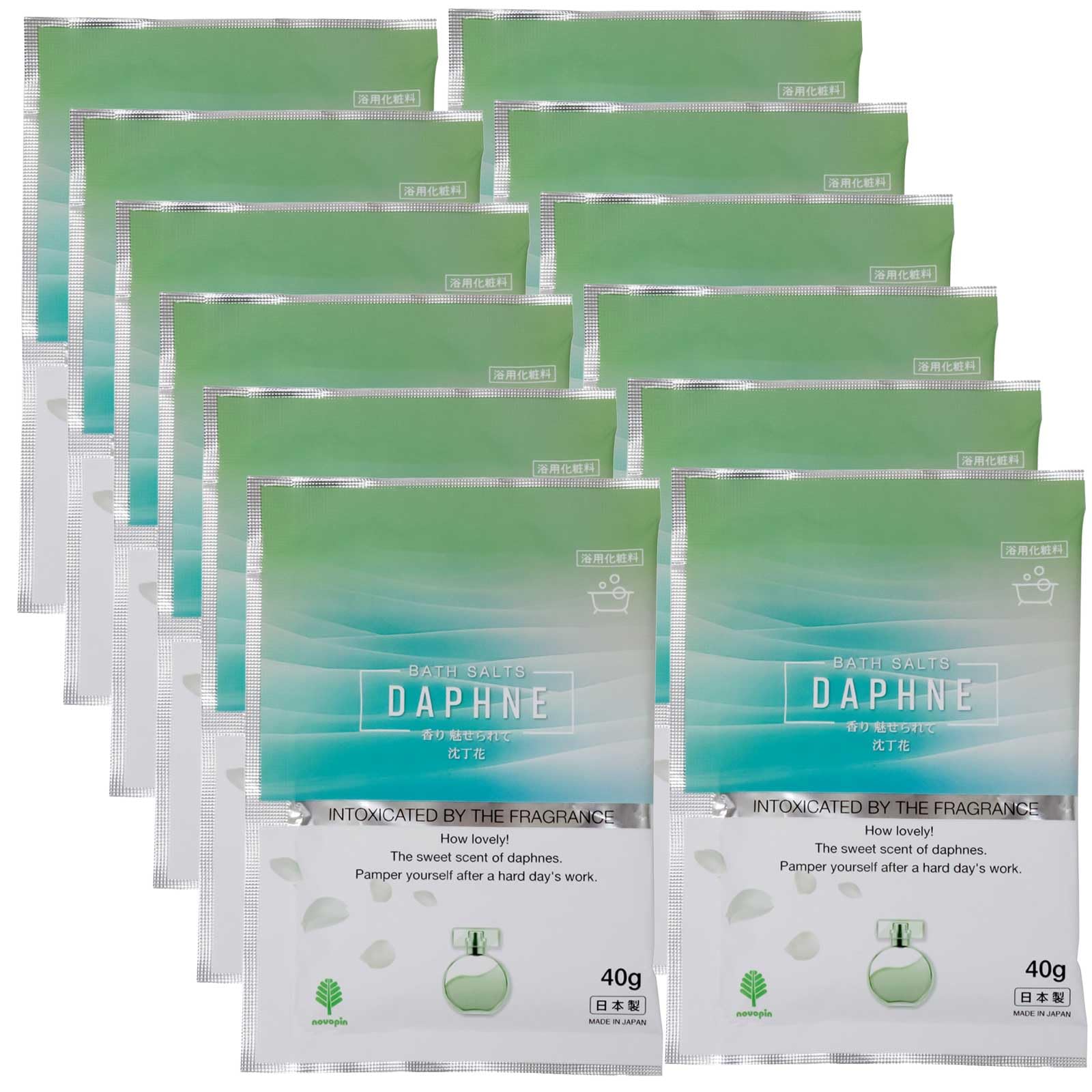 

Kiyo Jochugiku Bath Daphne 40g x Made in Individually Great Gift Idea for Stylish Gift for and Beauty Relaxing Product 94118 Salts, Enchanted