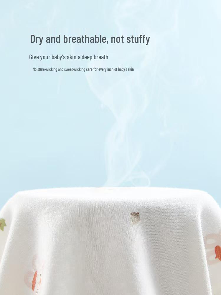 Newborn Baby Long-Sleeve Pure Cotton Top - 0-3 Months, Spring/Autumn