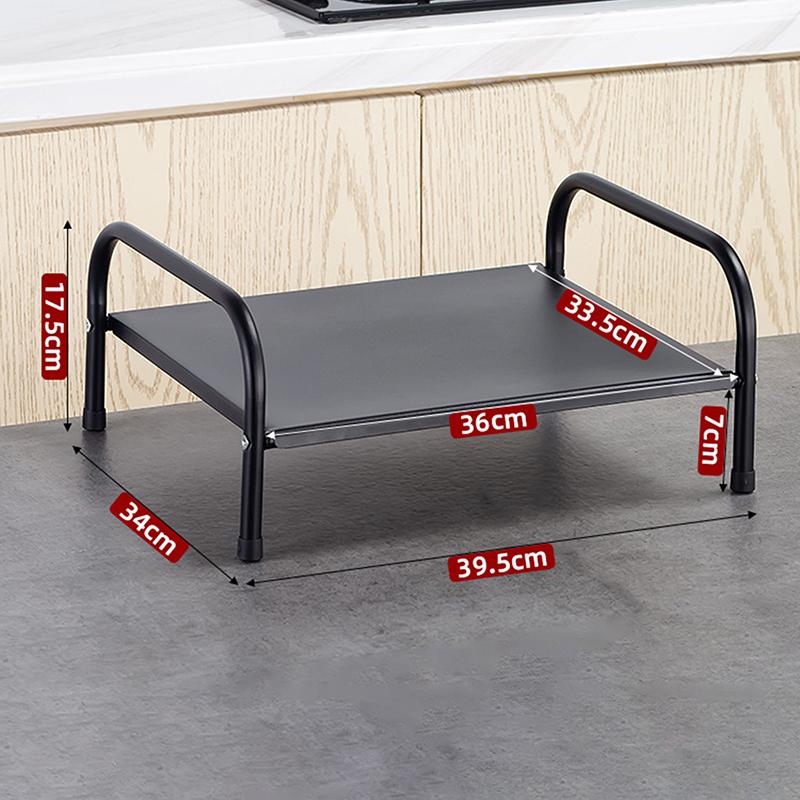 

Індукційна плита Кронштейн Полиці для зберігання Мікрохвильова піч Полиця Підставка Кухонна настільна Багатофункціональна Металева сковорода чорний