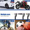 Portable Tyre Inflator Digital Air Pump, Cordless Air Compressor With Led Light, 150 Psi Rechargeable Tyre Pressure Pump