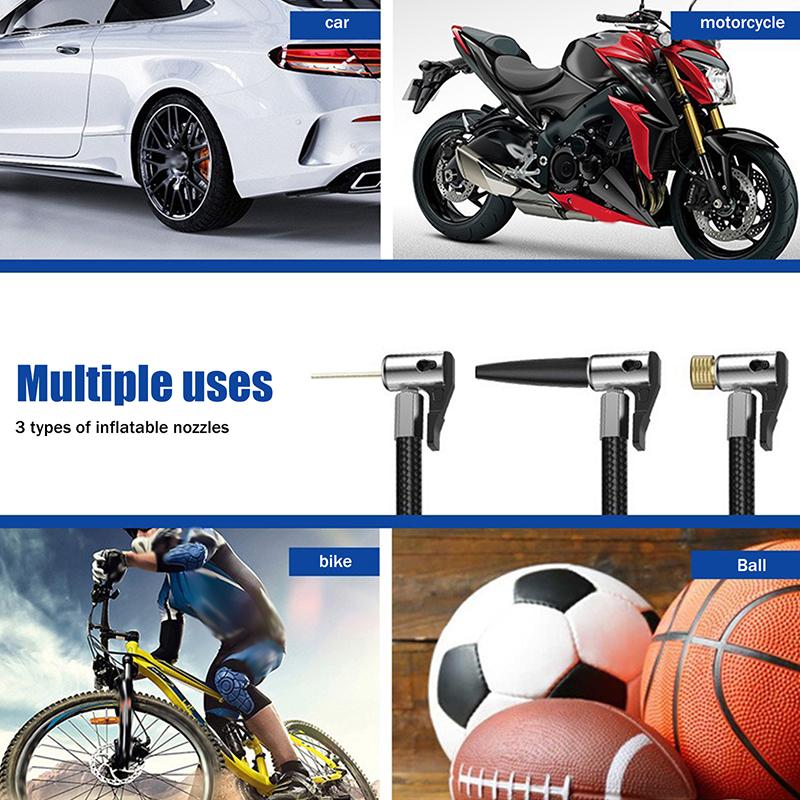 Portable Tyre Inflator Digital Air Pump, Cordless Air Compressor With Led Light, 150 Psi Rechargeable Tyre Pressure Pump