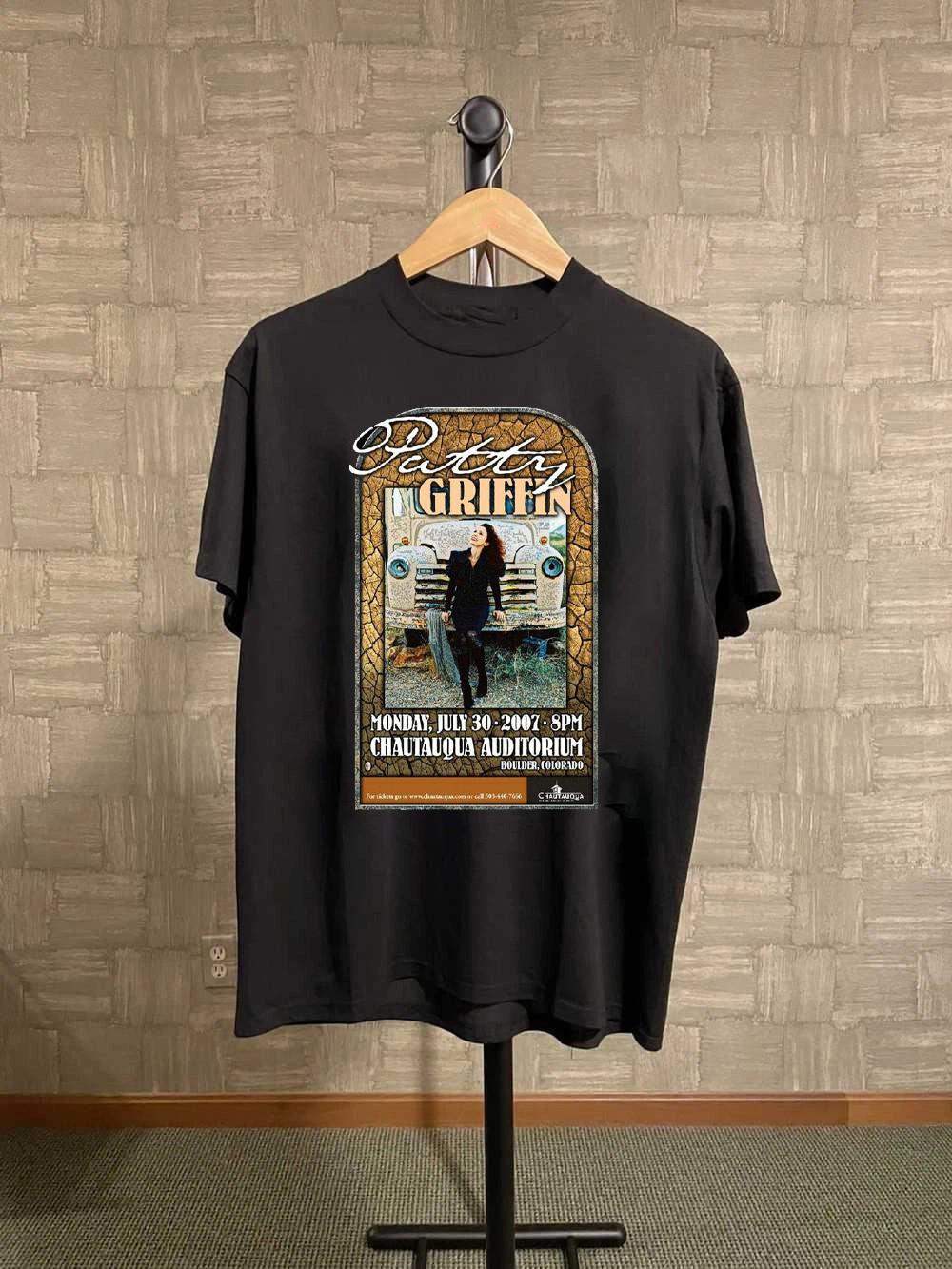 PATTY GRIFFIN BOULDER 2007 Black Cotton Shirt S-5XL CL705 XL
