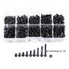 280-Piece Grade 12.9 Alloy Socket Head Cap Screw and Nut Set (M3*4-25mm)