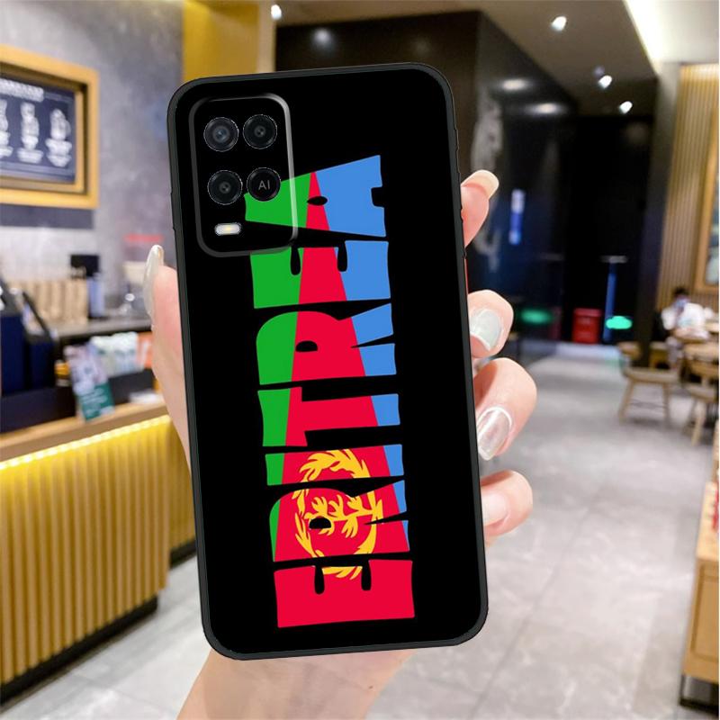 Eritrea Flag Case For Oppo A98 A18 A38 A58 A78 A60 A80 A40 A96 A76 A16 A94 A74 A54 A15 A17 A57 A77 A5 Pro