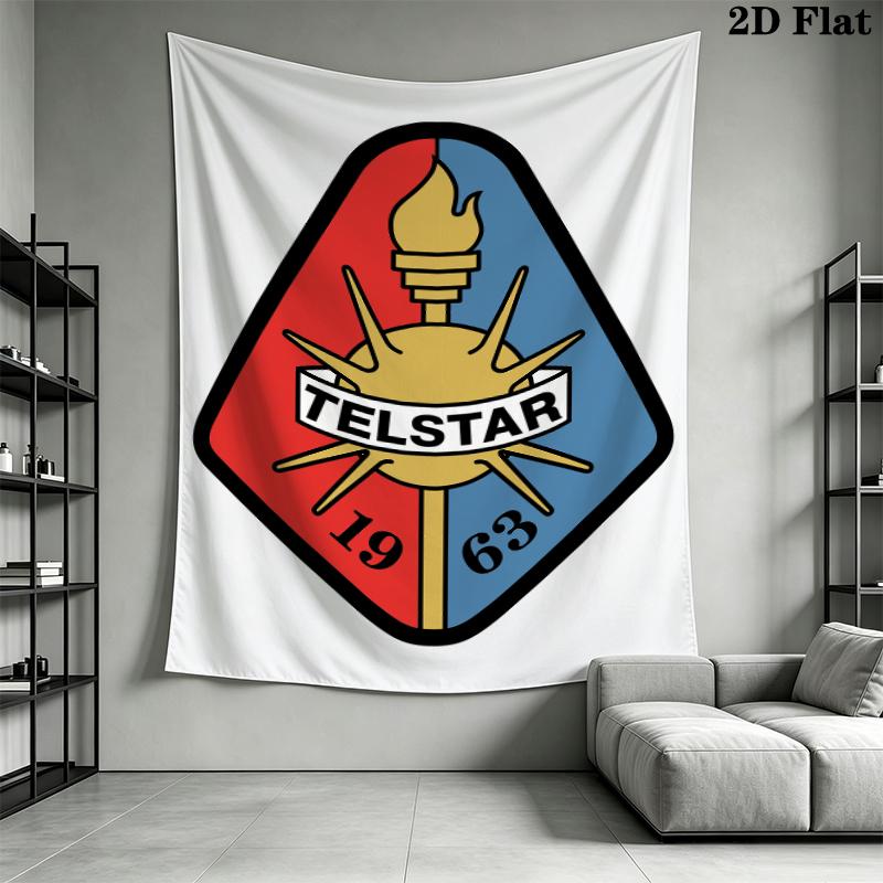 Telstar Football Club 1 Wall Tapestry Aesthetic Wall Hanging Printed Fabric Blanket Decorative Tapestries for Bedroom Living Room Home Decor