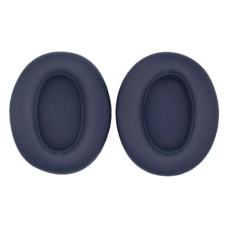 1 Pair Earphone Cover Ear Pads Headphone Cushion Protein Leather Earmuff for WH-XB910N XB910N Headset Replacemnt Part