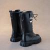 Girls' Boots Autumn/Winter British Style Children's Martin Boots Middle aged Princess Boots Girls' Tall Boots