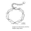 Fashion Bracelets Stainless Steel Heart Handmade Chain Bracelet Bangle For Women Girl Daily Charm Wrist Jewelry Gifts
