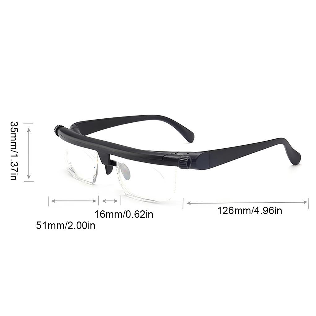 Myopia Correction Glasses Universal Adjustable Degree Length Nearsighted Glass Man Focus Elderly Eyewear for Computer Playing