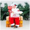 Christmas Party Home Decoration Santa Claus Dolls Hanging Legs Sitting Standing Chef Old Man Xmas Home Table Decor Ornaments