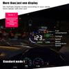 Viteză auto HUD vitezometru consum ulei temperatură apă Head Up Display tensiune baterie OBD parbriz proiector camion
