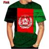 Summer Style Afghanistan Flag 3D Printing T-shirt Men's And Women's Clothing O Neck Short Sleeve Tops Streetwear T Shirt Tee