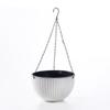 European Style Honeycomb Pattern Imitation Rattan Hanging Hanging Plastic Flower Pot Hanging Pot Indoor Hanging Basket