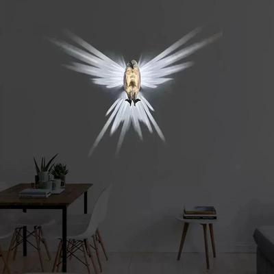 Weihnachts-Vogel Wandlampe Eule Adler Hirsch Lampenform Projektor Modern Kreative Atmosphäre Wandleuchte 3D Körper Tier Beleuchtung Lüster
