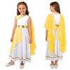 Girls Halloween Carnival Ancient Greek Roman Athena Goddesses Princess Queen Costume Greece Beauty Toga Worship Choir Dress Robe