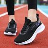 Breathale Casual Sneakers Women Knitted Lightweight Running Shoes Anti-slip Casual Sports Footwear for Jogging Walking Traveling