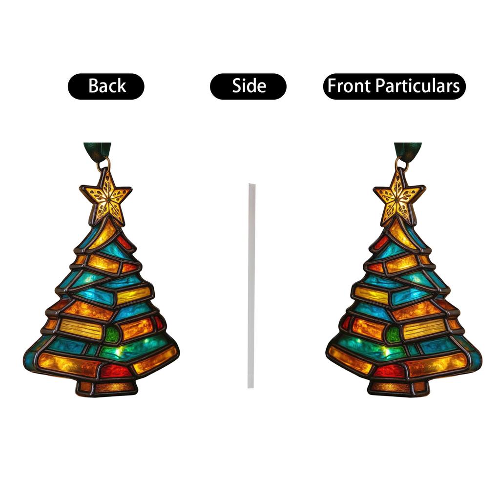2D Acrylic Christmas Tree Pendant Decoration, Christmas Tree Decoration, Christmas Hanging Decoration, Home Decoration