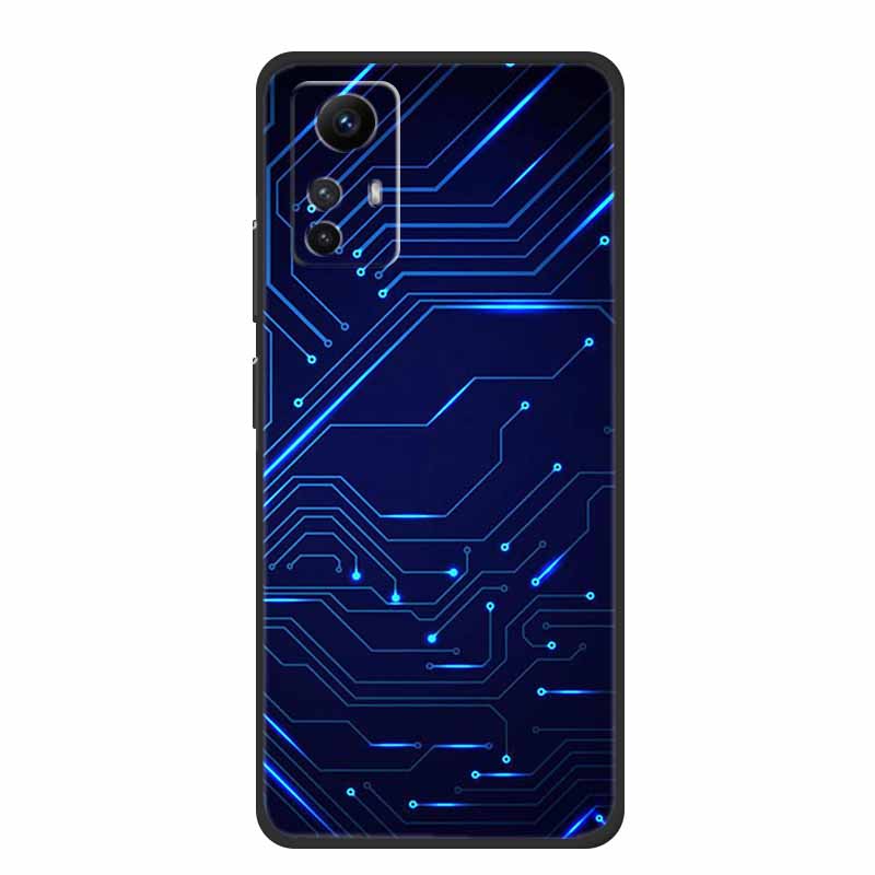 For Xiaomi Redmi Note 12S Case Cool Animals Soft Silicone TPU Phone Case for Redmi Note12S Luminous Butterfly Shockproof Fundas