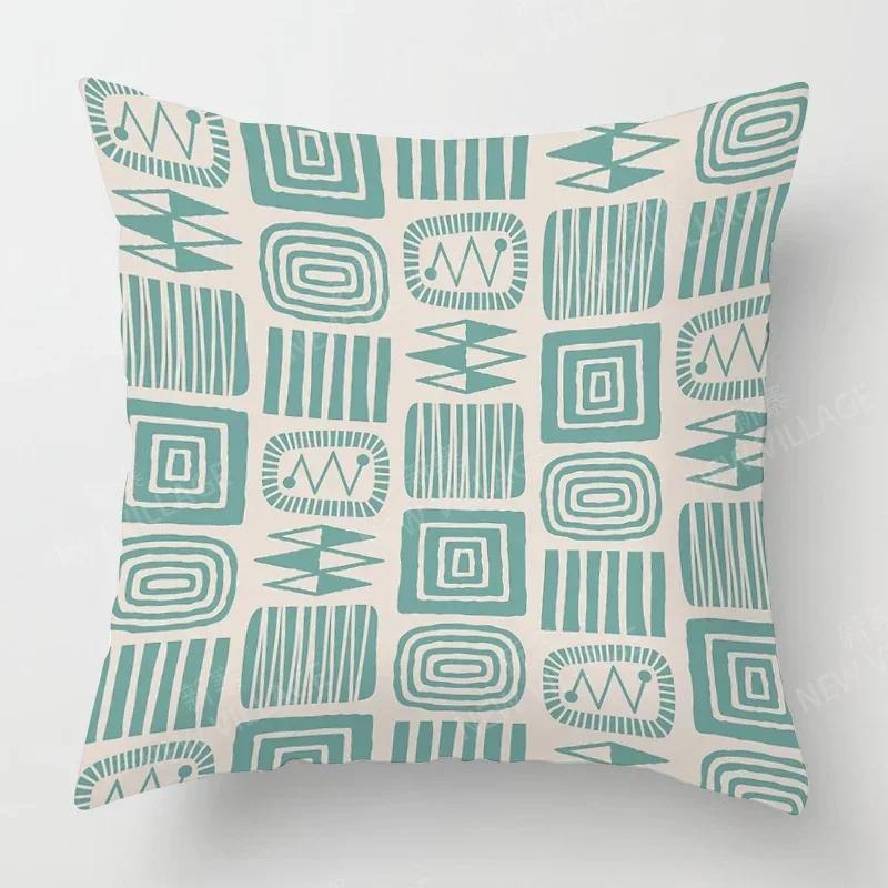 Nordic Fall Home Decor Autumn Throw Pillow Case Sofa Cushion Cover Modern Geometry