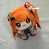 10cm Adachi Rei Plushies Toys Keychain Anime Kasane Teto Plush Dolls Pendant Cute Figure Teto Stuffed Doll Kids Fans XMAS Gifts