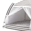 Warm Pet Sleeping Tent Removable Cotton Linen Pet Indoor Tent for Cats Dogs Small and Medium Sized