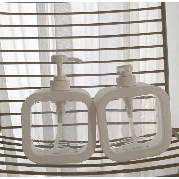 Dozatoare de săpun de baie de 300/500 ml, loțiune reîncărcabilă, șampon, suport de duș, sticla goală pentru pompă de baie