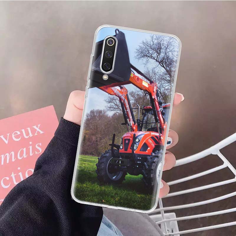 Farm Vehicle Tractor Soft Phone Case For Xiaomi Redmi Note 15 14 14S 13 12 Pro Plus 12S 11 11S 11E 10 10S 11T 5G Fundas Coque Re