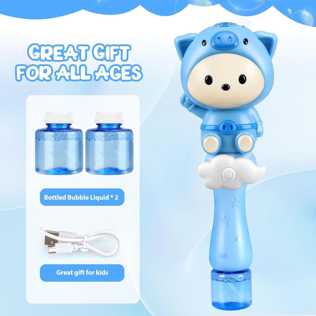 Bebek Kabarcık Makinesi Oyuncaklar Düğün Malzemeleri Yanıp Sönen Light Up Kabarcık Makinesi Silah Oyuncaklar Erkek Kız Doğum Günü Noel Hediyesi için