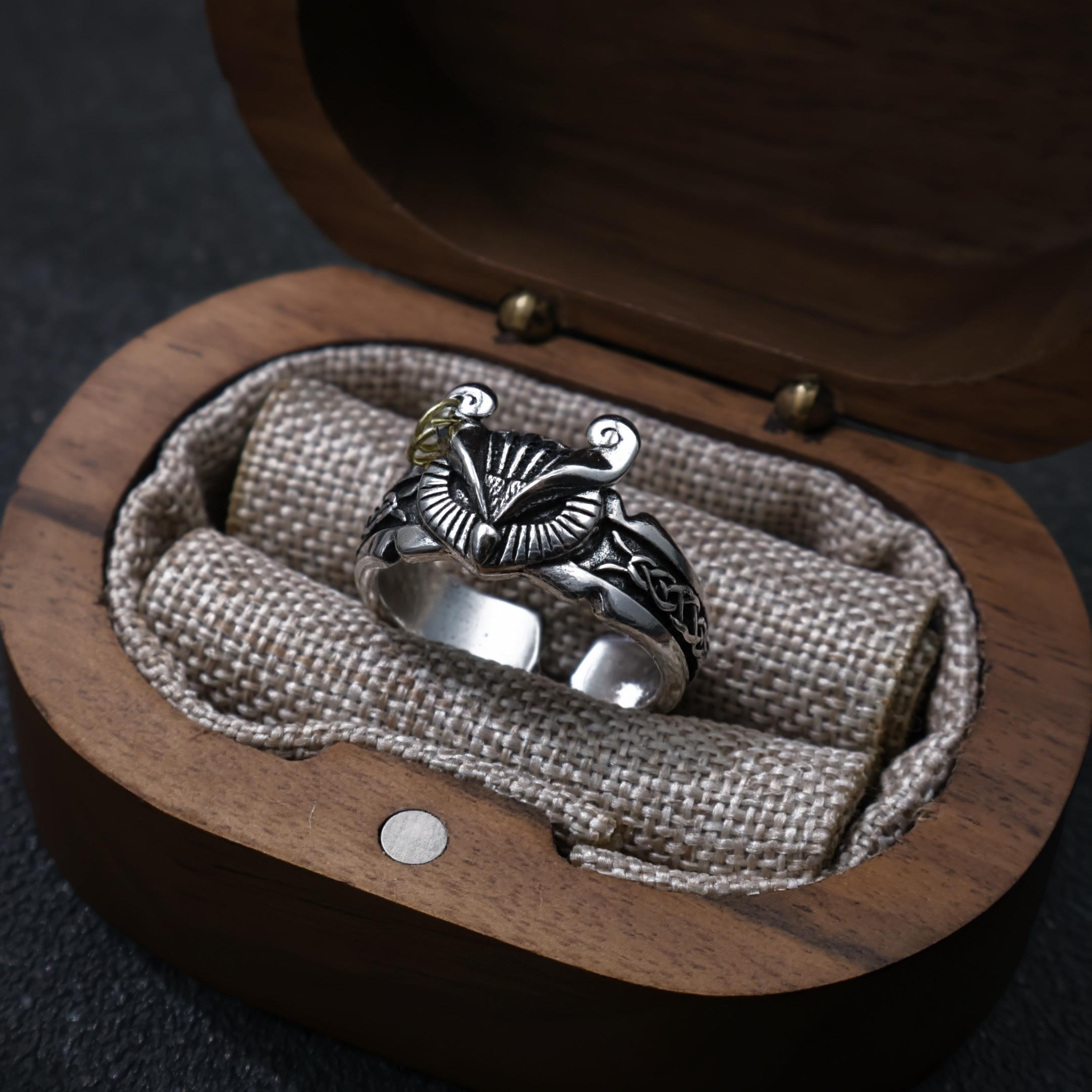 

Ретро Сова з сережками Регульоване Відкрите кільце Для чоловіків Готичний Панк Зухвалий Позолочена мідь Прикраси Унісекс Аксесуари Крутий Подарунок 8-11