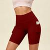 Women's High Waisted Yoga Shorts with Pockets, Tight Shorts for Gym, Running and Outdoor Activities