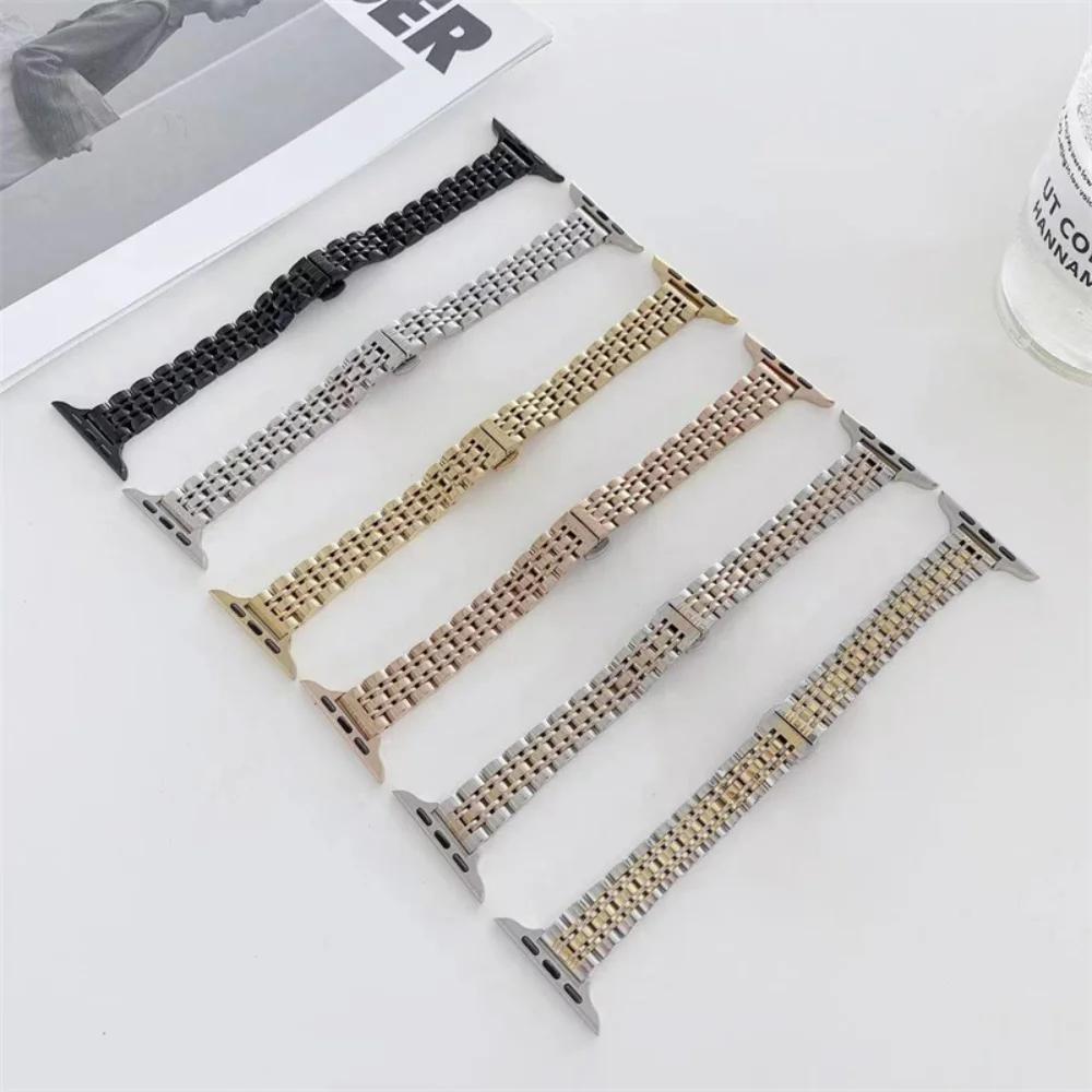 Metal Strap for Apple Watch Series ultra 49mm 45mm 41mm 44mm 46mm 42mm Small waist ladies bracelet iWatch 10 9 8 7 6 5 3 SE Band