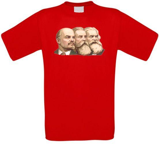 Lenin Marx Angel Socialism Communism Cccp Soviet T-Shirt M