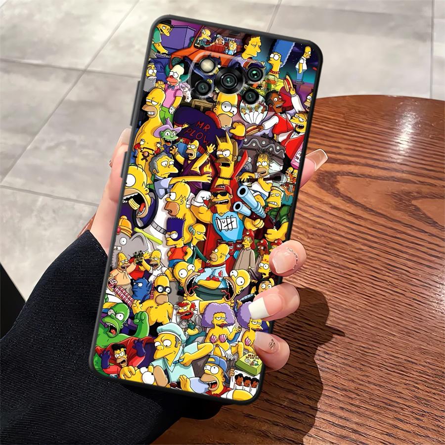 

Funda Phone Cover Case for Xiaomi Poco F8 M5 F1 C71 F3 C61 C75 C50 X3 X4 X5 X7 Pro M3 M4 M7 Pro Fun S-simpsons Poco F7 Ultra