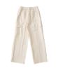 ANALOG MOOD Semi-Wide String Cargo Pants (Cream)