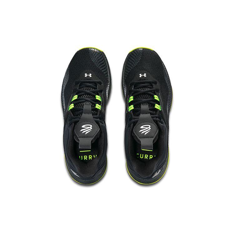 Under Armour Curry Flow 9 Black Lime Green Men's 3024878001