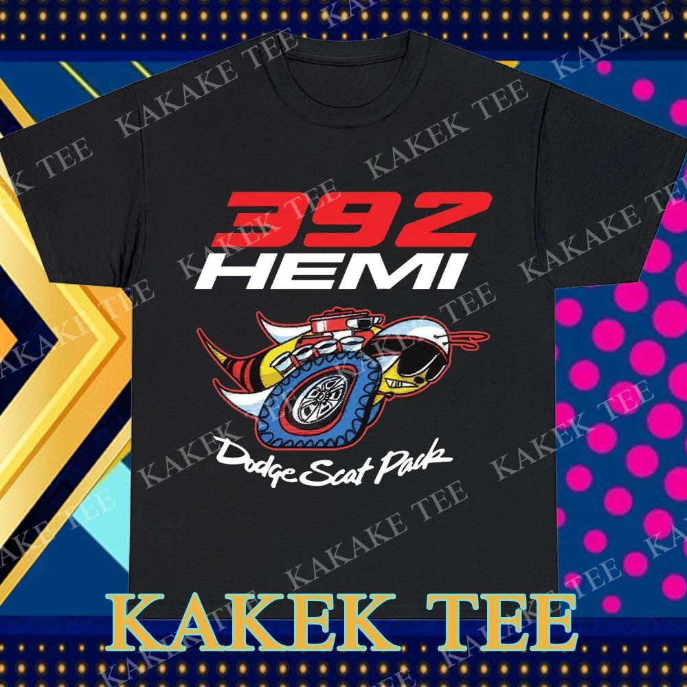 New MOPAR 392 HEMI SCAT PACK 392 Logo T-Shirt Funny Size S to 5XL XXL