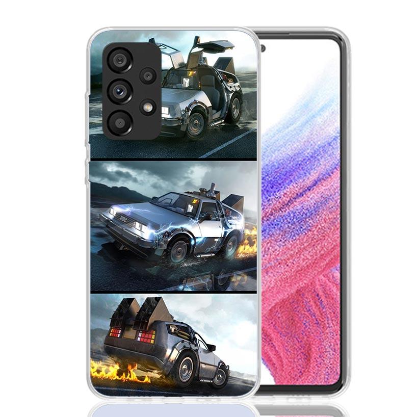 Back To The Future Time Machine Case Phone Cover for Samsung Galaxy A17 A16 A15 A14 A13 A56 A55 A54 A53 A36 A35 A34 A33 A26 A25