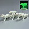 MOC Animali Blocchi da Costruzione Zoo della Foresta Tigre dai Denti a Sciabola Orso Alce Elefante Aquila Squalo Scimmia Leone Giocattolo Mini Mattoncino Regalo per Bambino S09