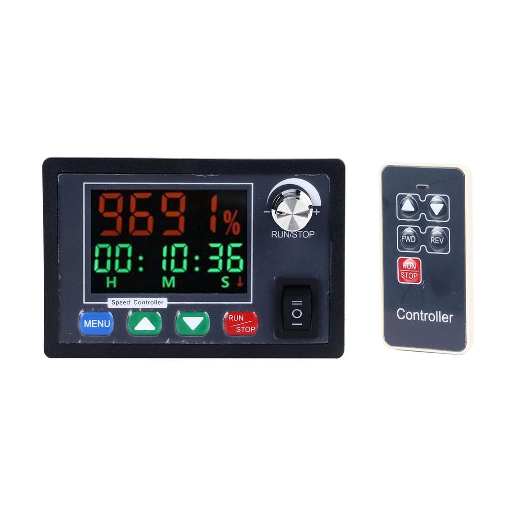 Motor Speed Regulator Color Screen Wireless Remote Control Governor Manual Auto Forward and Reverse Rotation DC 10‑55V