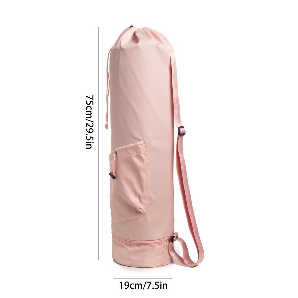 Yoga Mat Bag with Water Bottle Pocket and Wet Storage Compartment