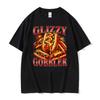 Glizzy Gobbler Funny Hot Dog Graphic TShirt Unisex Women Clothing Casual Cotton Streetwear TShirts Fashion Vintage Loose T Shirts
