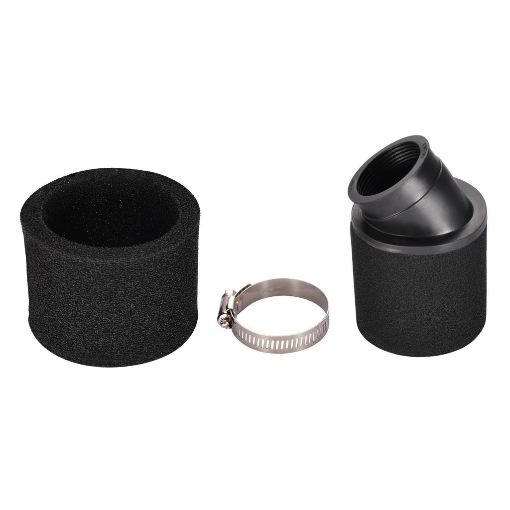 Black Beveled 42MM Air Filter for 50-125cc Four-stroke Motorcycle/ATV Off-road Vehicle