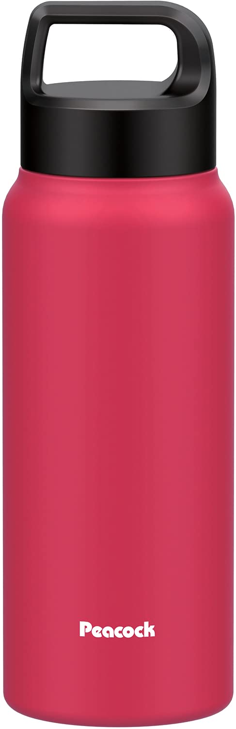 

Thermos Industry Peacock Water with Compatible with Sports R The-peacock (The-peacock) Bottle, 600ml, Insulated, Handle, Drinks, 0.6L, Red, AKR-60
