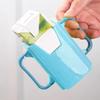 1PC Infant Anti-Spill Bottle Cup Milk Holder Plastic Foldable Baby Toddler Juice Box Drinking Milk Box Holder