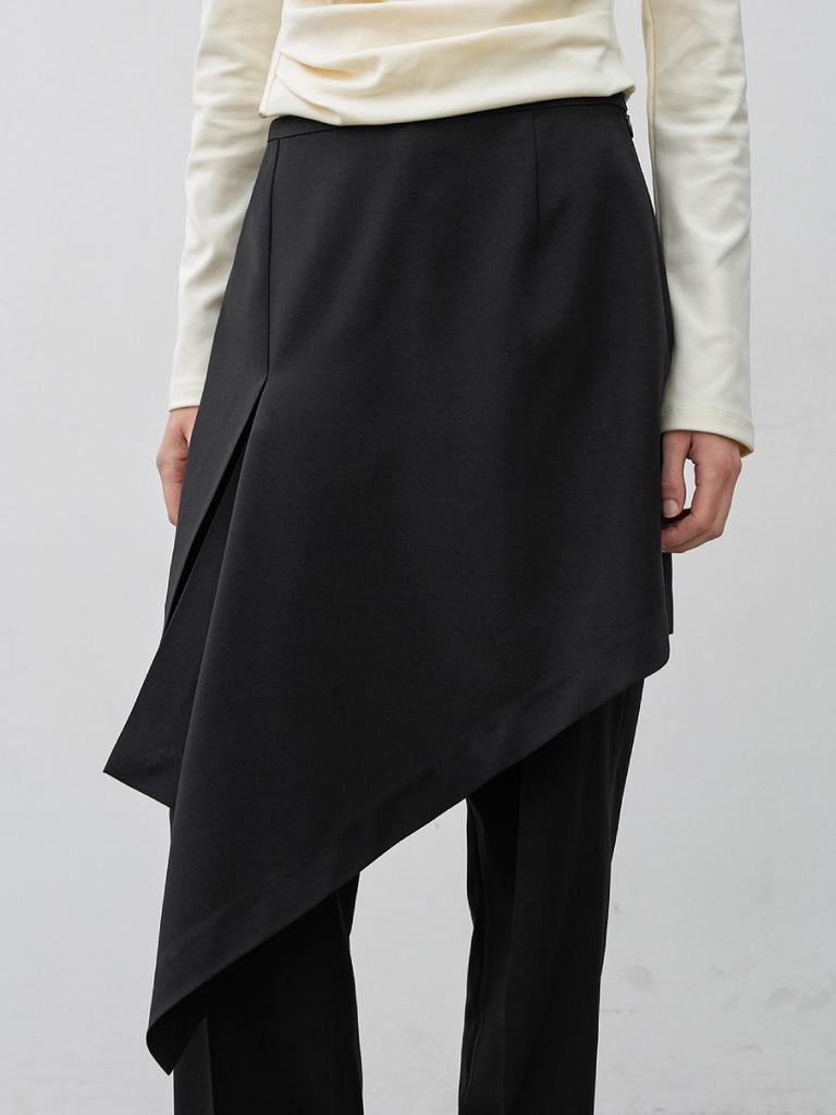 ATELIER NAIN Taube Skirt Layered Pants(Pt-5700)