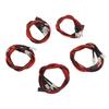 5pcs RC Car LED Light Universal High Brightness 2 White Light 5mm Lamp Beads 2 Red Light 3mm Lamp